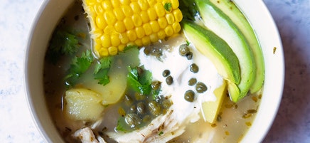 Ajiaco (Colombian Chicken & Potato Stew)