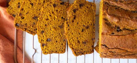 Pumpkin Bread with Chocolate Chips