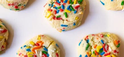 Biscuits au sucre multicolores sans gluten