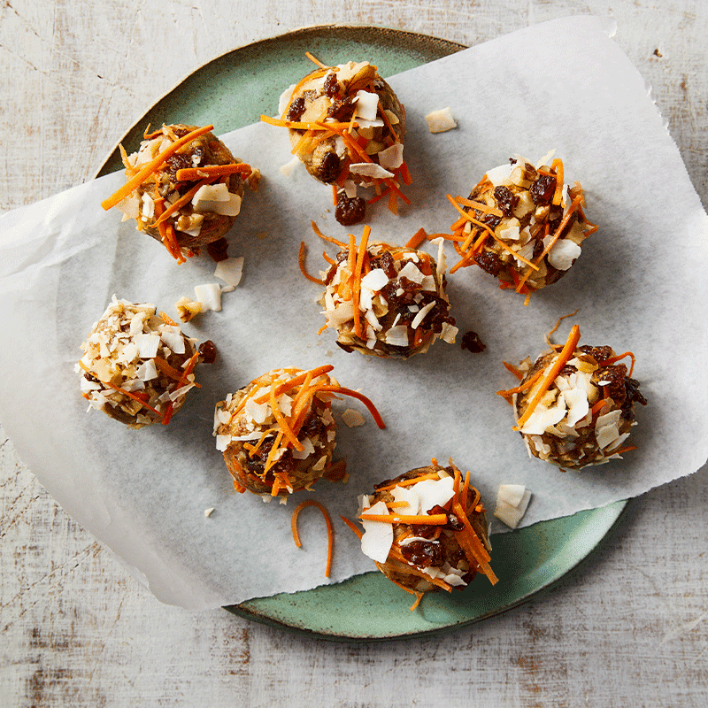 Carrot cake balls