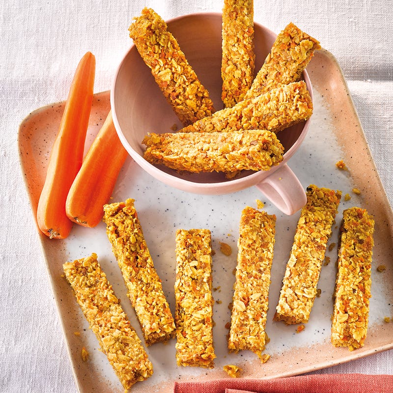 Softe Aprikosen-Karotten-Riegel