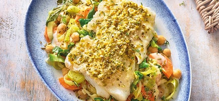 Kabeljau mit Spitzkohlgemüse & Parmesan