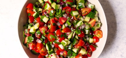 Classic Israeli salad