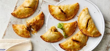 Empanadas de crevettes au four