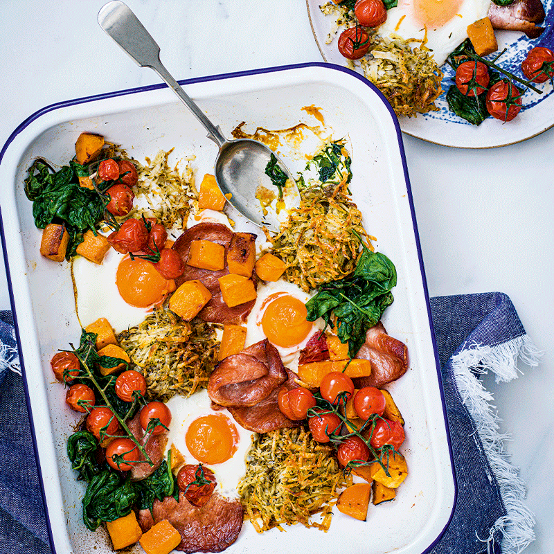 Breakfast tray bake
