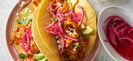 Tacos au poulet Tinga à la mijoteuse