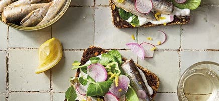 Tartine de sardines