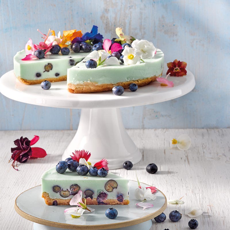 Waldmeister-Schmand-Torte