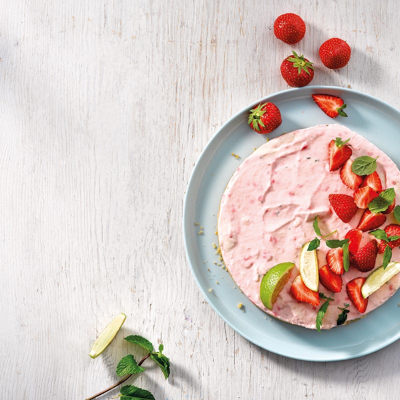 Erdbeer-Mojito-Torte