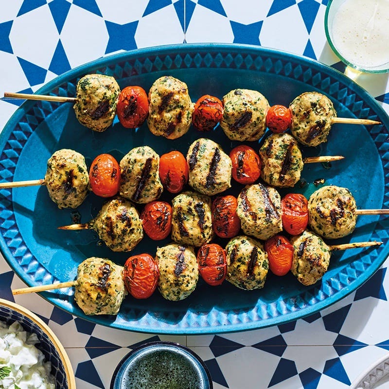 Turkey kofta kebabs