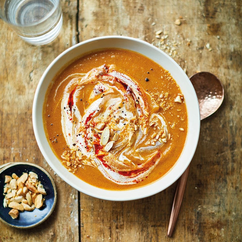 Soupe de chou-fleur à la marocaine