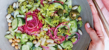 Tangy Beans with Celery & Citrus by Daphne Oz