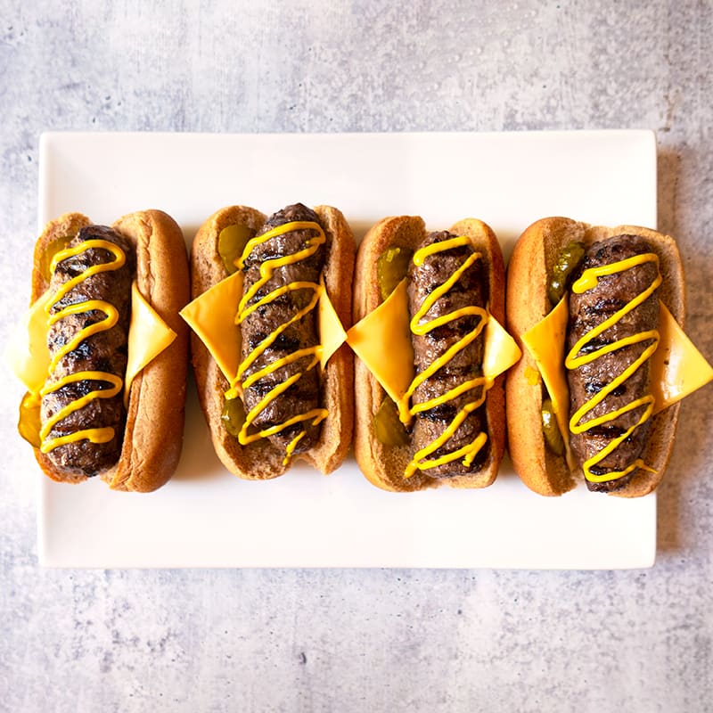 Cheeseburger dogs