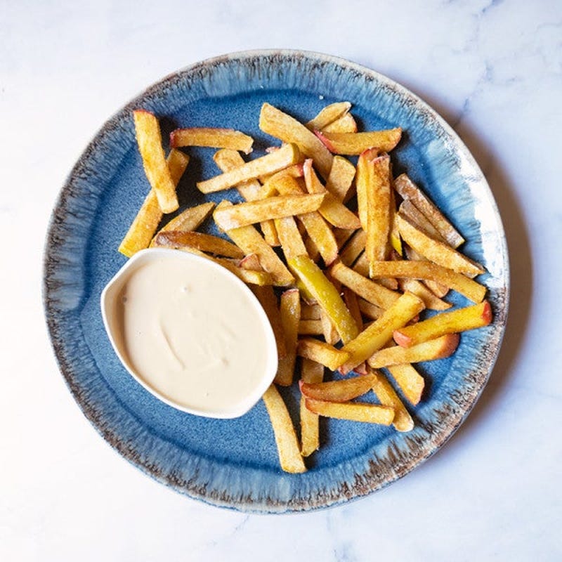 Photo of Baked apple fries with caramel dip by WW