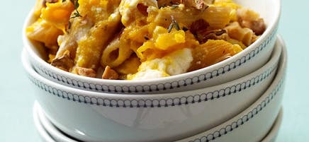 Baked Penne with Butternut Squash and Ricotta