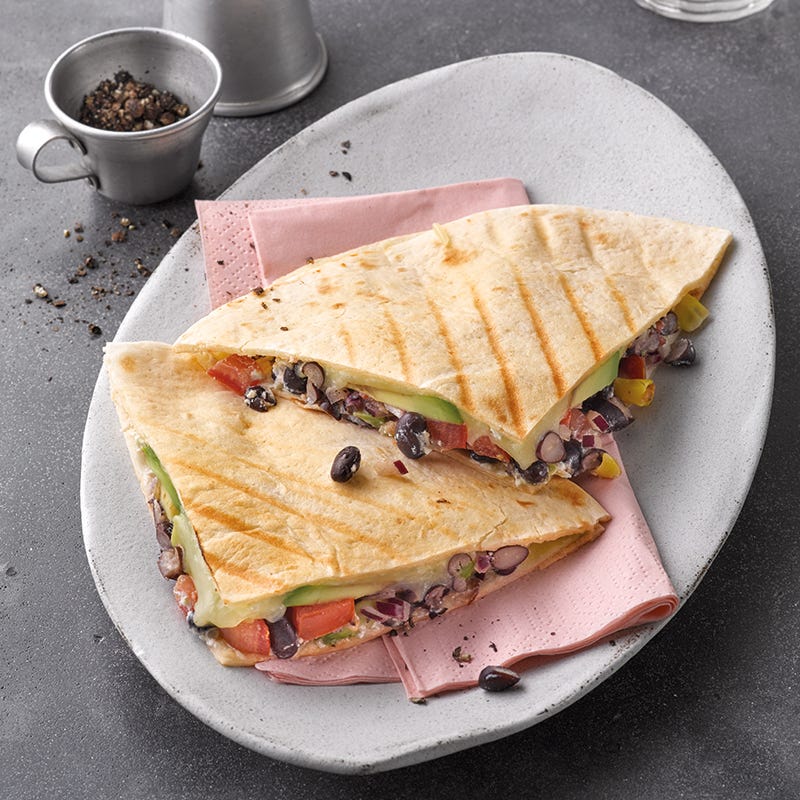 Foto van Mexicaanse ontbijtquesadilla's door WW