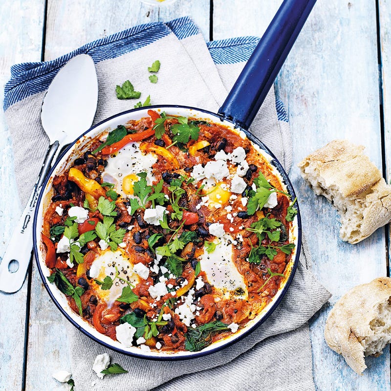 Chakchouka de haricots noirs