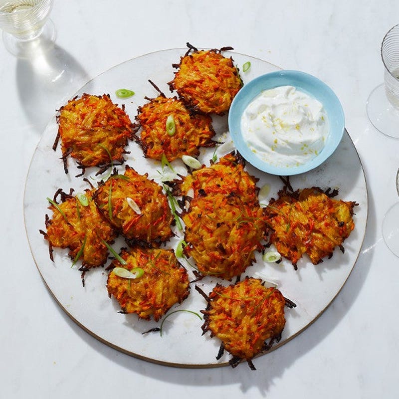 Photo of Shredded Potato and Carrot Latkes by WW