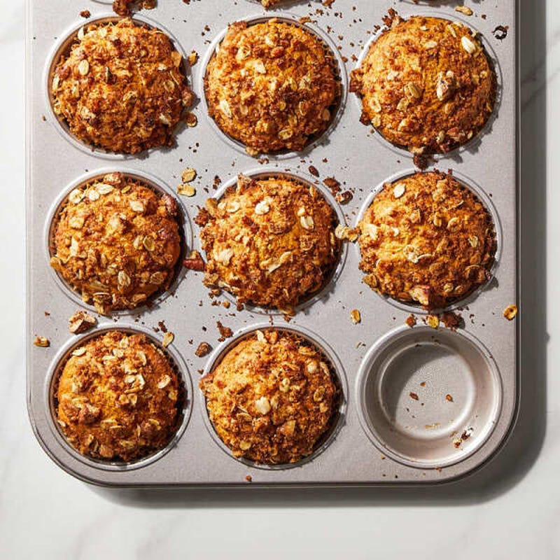Photo de Muffins à la patate douce avec streusel aux pacanes par WW