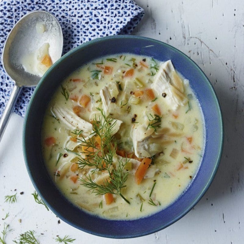 Photo de Soupe copieuse au poulet au citron et à l’orzo par WW