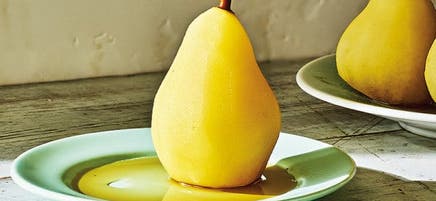 Cardamom-Poached Pears