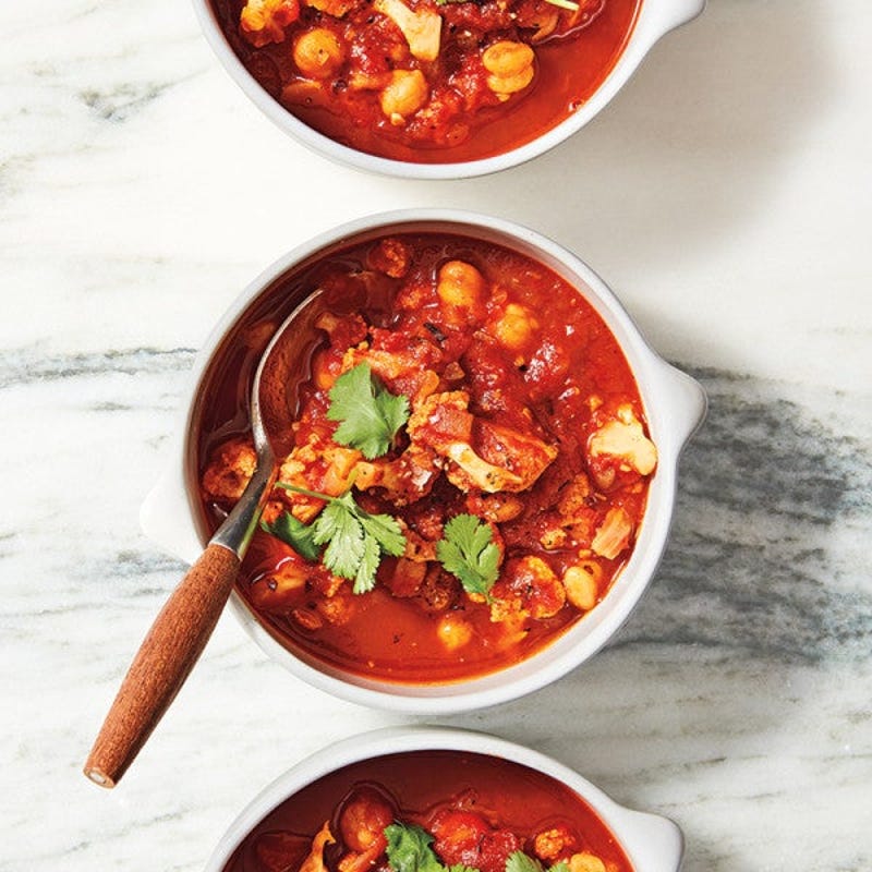 Photo de Soupe épicée aux pois chiches et au chou-fleur par WW
