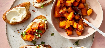 Butternut & Ricotta Bruschetta
