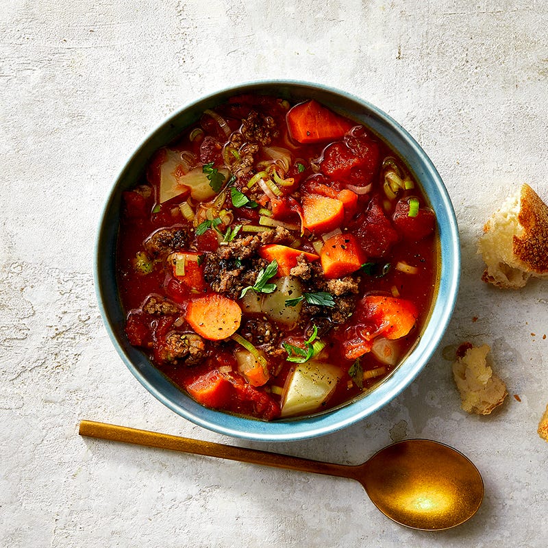 Photo of Beef soup with potatoes and carrots by WW