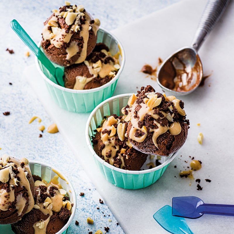Schoko-Erdnuss-Nice-Cream