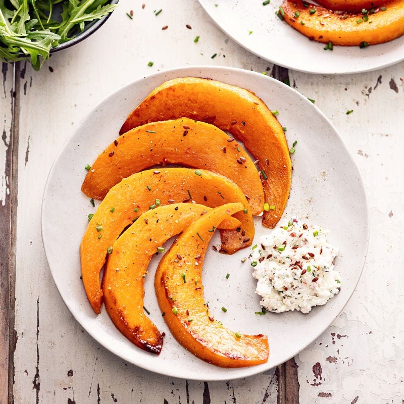 Melon poêlé au chèvre et miel