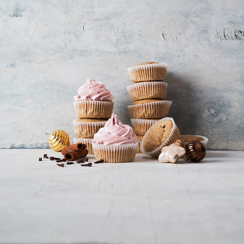 ViktVäktarna - Pepparkaksmuffins med lingonfrosting