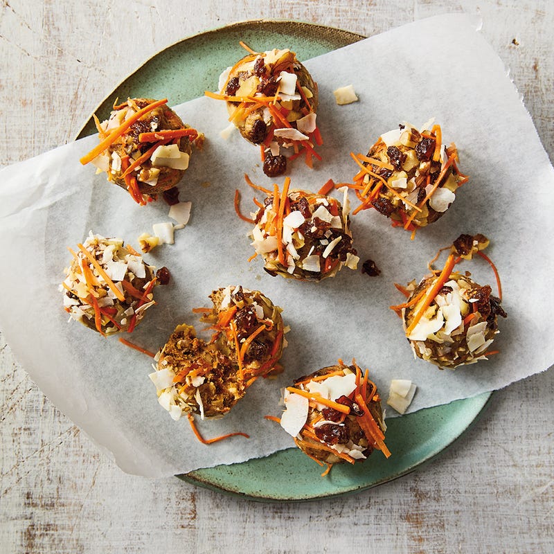 Karotten-Frischkäse-Kugeln