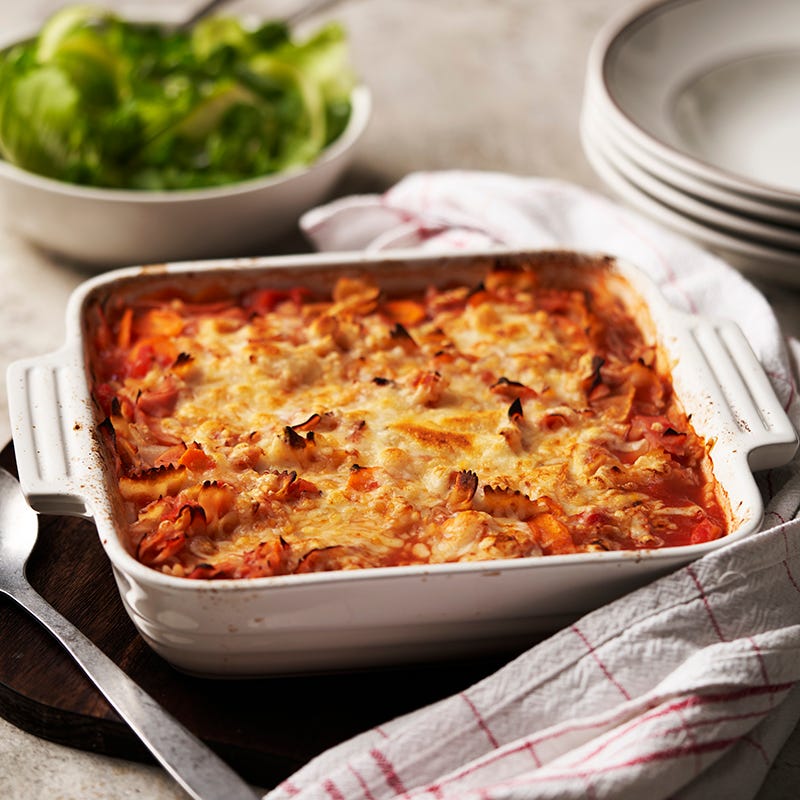 ViktVäktarna - Pasta- och skinkgratäng