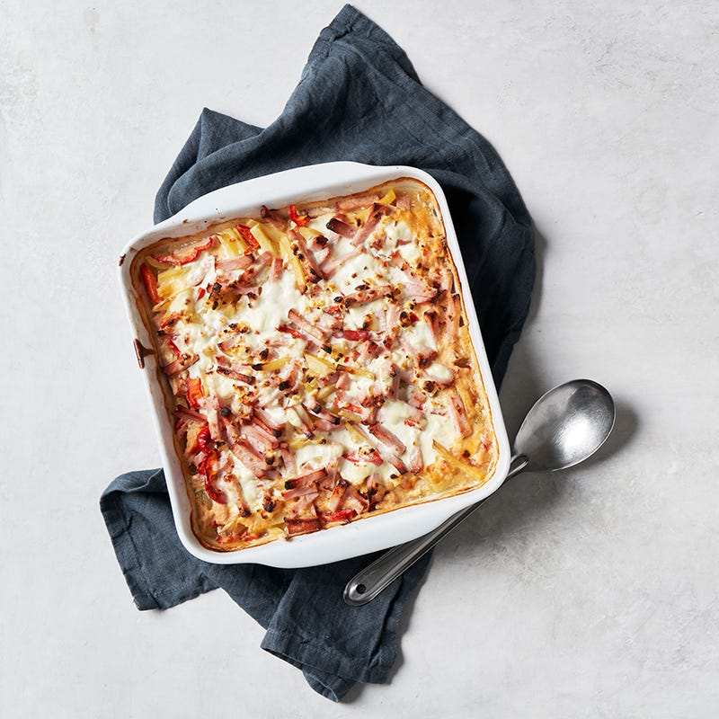 ViktVäktarna - Kasslergratäng med ost- och chilikräm