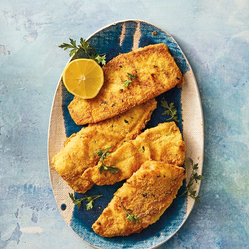 Schollenfilets mit Maispanade