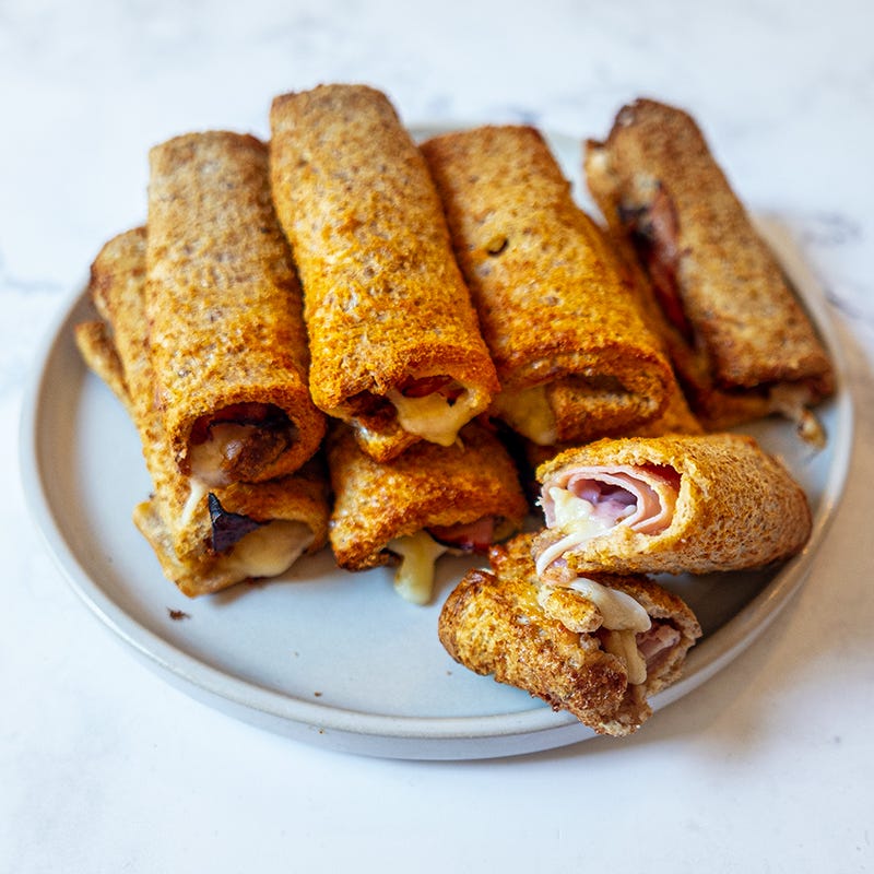 Photo of Ham and Swiss French toast roll-ups by WW