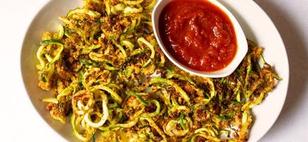 Zucchini-Parmesan Curly Fries