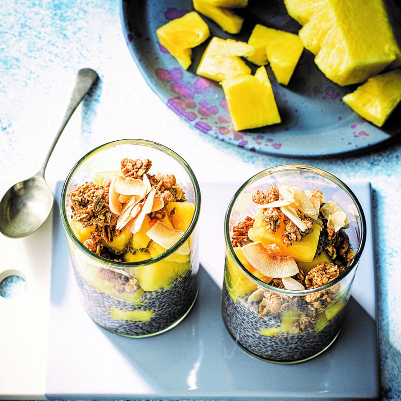 Foto van Chiapudding met ananas en kokos door WW