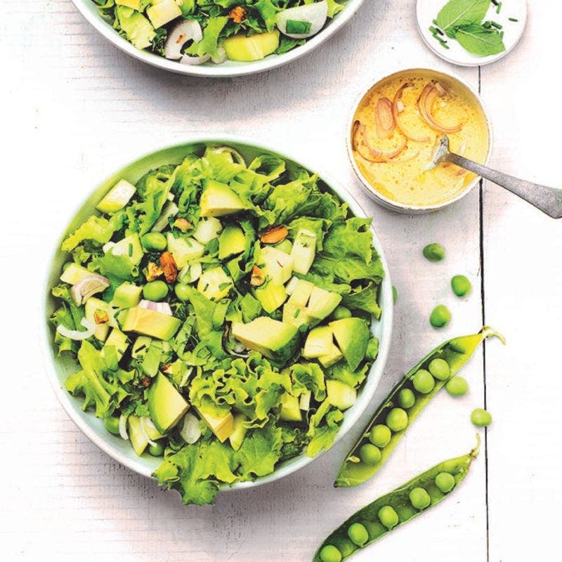 All green salade