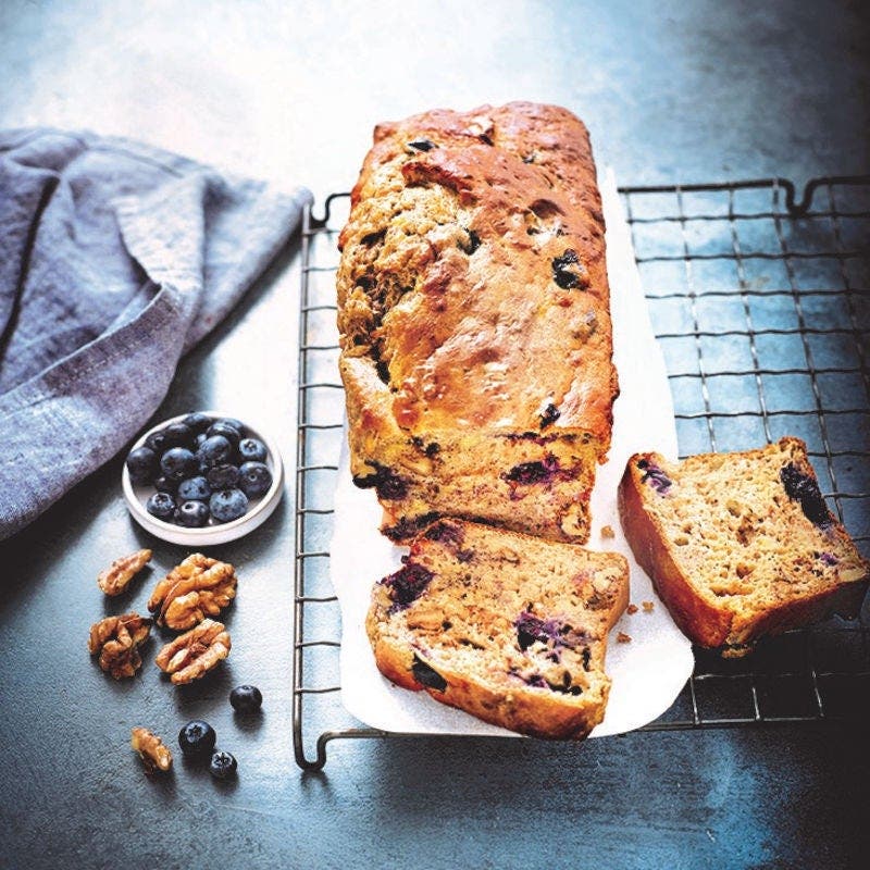 Breadcake banane-noix-myrtilles