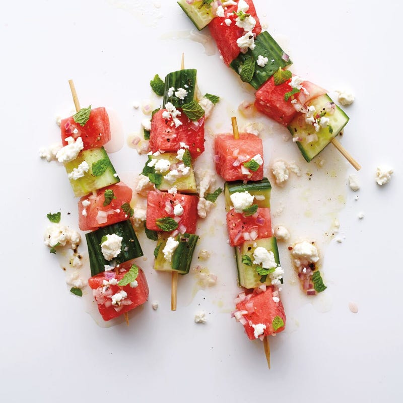 Photo de Brochettes de pastèque et de concombre prise par WW