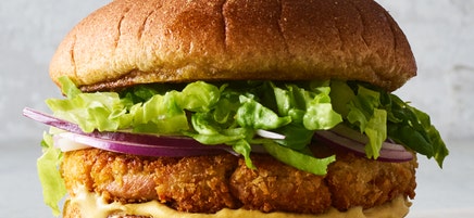 Air-Fried Crispy Tuna Burgers