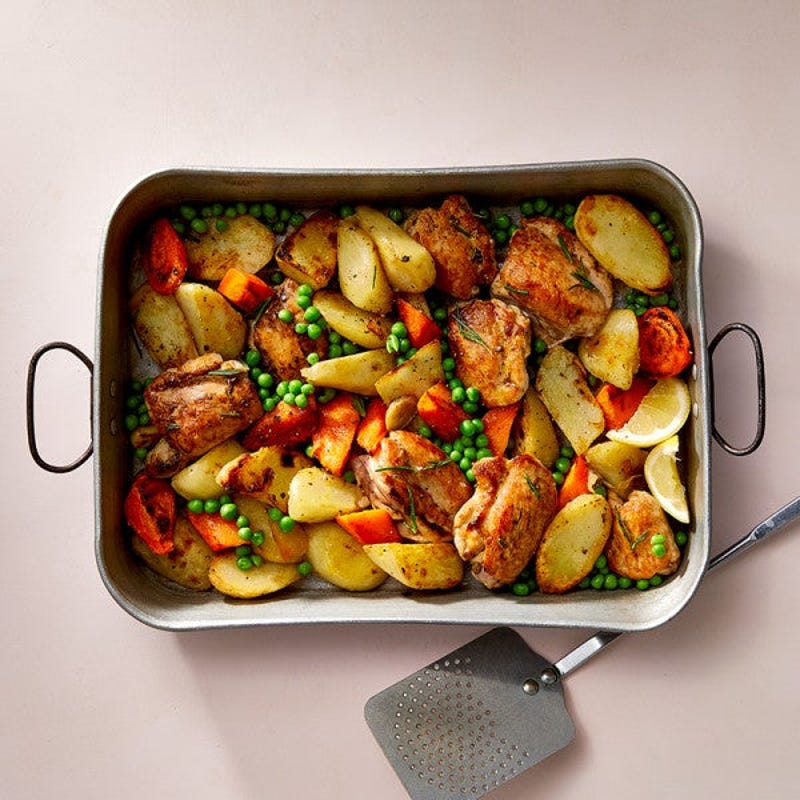 Photo de Poulet au romarin et légumes rôtis par WW