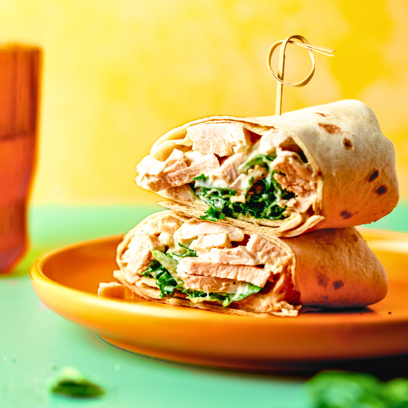 Photo of Chicken Caesar salad wrap by WW