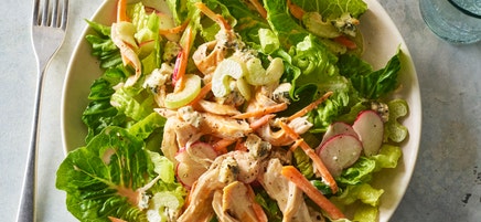 Easy Buffalo chicken salad