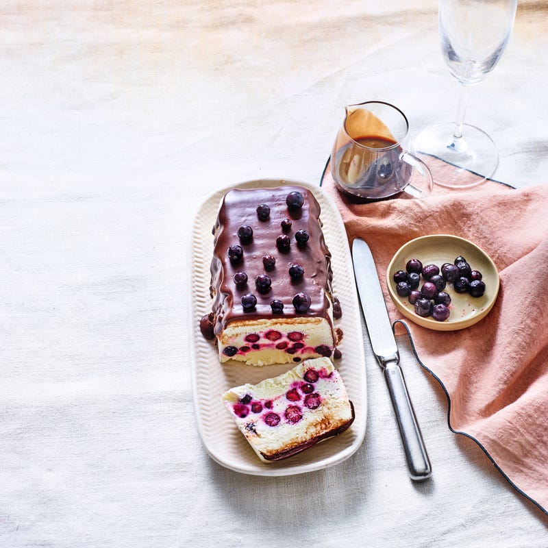 Photo de Bûche glacée miel cassis chocolat prise par WW