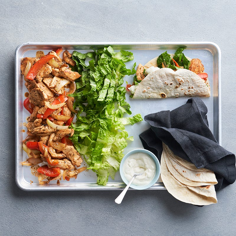 ViktVäktarna - Kycklingfajitas med vitlöksså