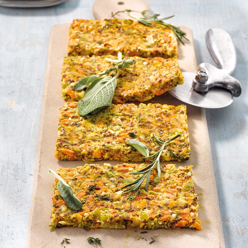 Gemüsepizza, low carb