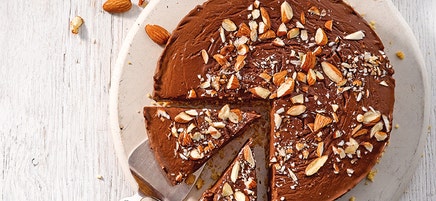 Schokopudding-Mandel-Torte
