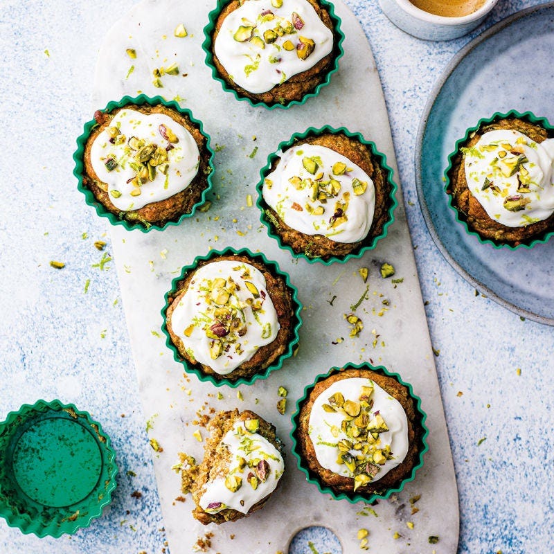 Zucchini-Pistazien-Muffins